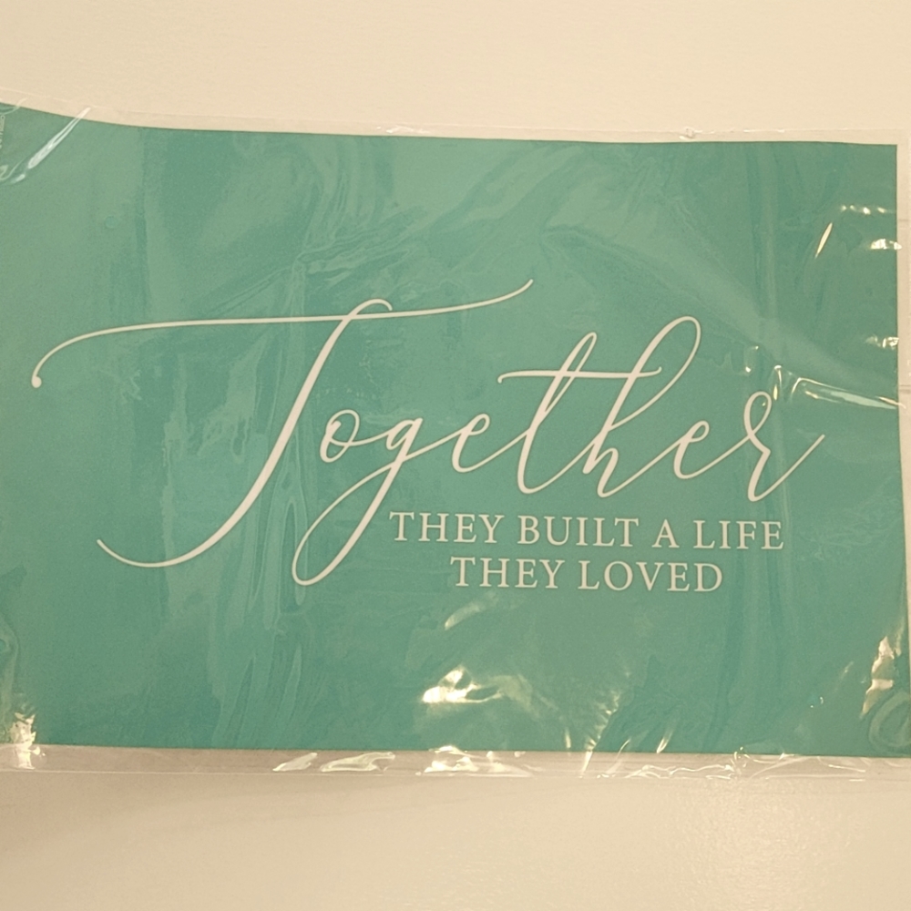 NEW Chalk Couture Transfer Together They Built A Life They Loved